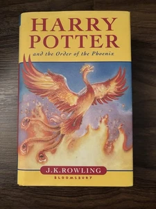 Harry Potter Order Of The Phoenix First Edition With Misprint 766 Pages Hardback - Imagen 1 de 8