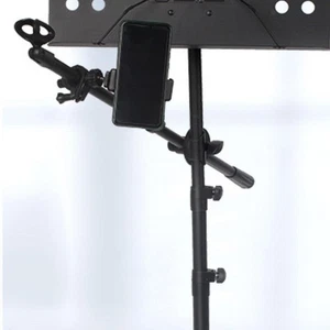 Mic Stand Phone Holder Musical Instruments Adjustable Microphone Music Stand - Picture 1 of 6