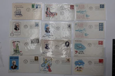 FLUEGEL US PATRIOTIC FDC COVER LOT 12 GENERAL GEORGE MARSHALL AIRMAIL TS70 - Image 1 of 4