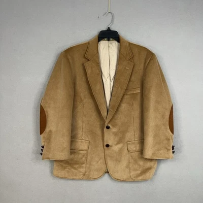 Orvis Blazer мужской 44R желтовато-коричневый вельвет локоть нашивка спортивное пальто сшитый в США куртка - Изображение 1 из 4
