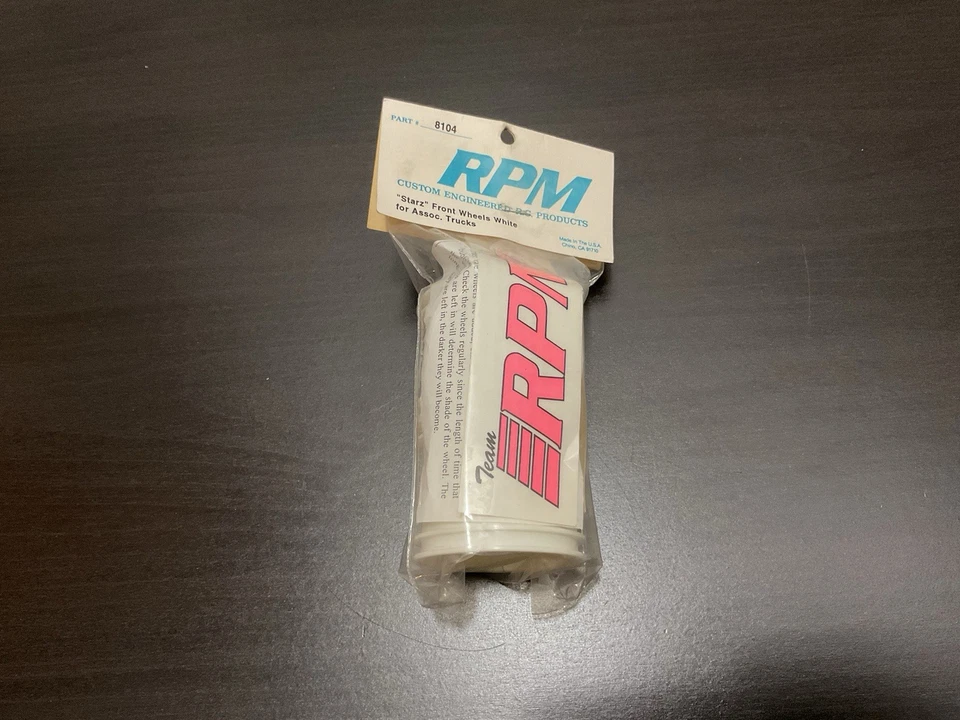 RPM 8104 “Starz” White Front Wheels For Associated Trucks - Image 1 of 3