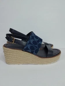 Coach Kami Damen-Espadrille-Plateausandalen Größe 11  - Bild 1 von 11