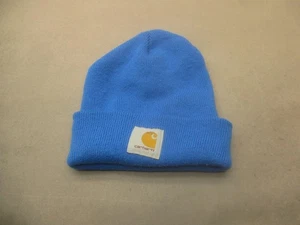 Gorro Carhartt Talla Única Unisex Azul Tejido Logo Informal Trabajo Tejido 10U - Imagen 1 de 5