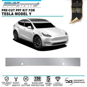 Rear Bumper Clear Scratch Guard PPF Paint Protection Kit For Tesla Model Y 2020+ - Picture 1 of 3