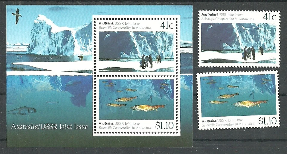 Australia 1990 year, Block & stamps, MNH(**)  Nature - Image 1 of 1