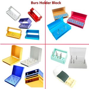 Dental Burs Holder FG/RA diamond bur Block Holders Autoclavable Box Disinfection - Picture 1 of 38