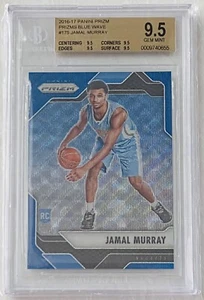 JAMAL MURRAY RC 2016-17 PANINI PRIZM #175 BLUE WAVE/99 BGS 9,5 GEMA VERDADERA 🙂 - Imagen 1 de 2