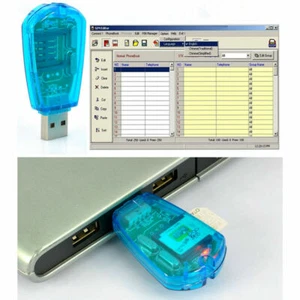 USB-SMS Kopia zapasowa Czytnik kart SIM Writer Standardowy telefon komórkowy GSM / CDMA Niedrogi S - Zdjęcie 1 z 11