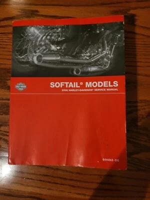 Manual de taller de servicio original Harley Davidson 2006 modelos Softail 99482-06 Foto 1 de 4