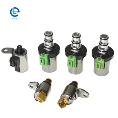 6Pcs Automatic Transmission Solenoid for 2000-2012 Ford Focus Fiesta 4F27E - Image 1 of 4