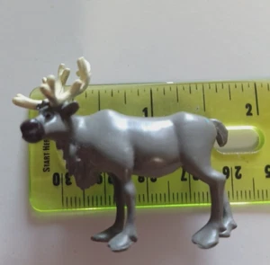Disney Frozen Sven The Reindeer PVC 1 1/2" Figure Figurine Toy Cake Topper - Picture 1 of 6