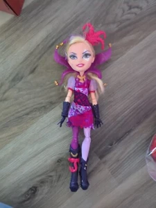 Ever After High Way Too Wonderland Courtly Jester bambola con vestito originale 2012 - Foto 1 di 19
