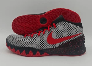 Nike ID Men's Kyrie 1 Size 10 Basketball Shoes Red Black Gray 747423-991 New - Picture 1 of 7