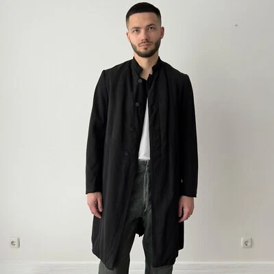 Antigua ≈Chaqueta Cassotana Negra Botones 'Sólidos' Francesa Años 20 Talla M Foto 1 de 4