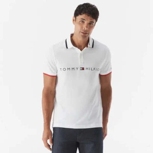 Tommy Hilfiger Men's Tomas Polo Shirt - Fresh White - Picture 1 of 3