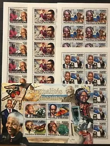 Nobels Prizers /Nelson Mandela Lumamba / Tutu / Maathai - stamps - MNH** - Z12 - Picture 1 of 1