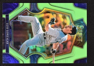 2023 Select Base Premier Level Lime Green #145 Luis Gonzalez /75 - Diamondbacks