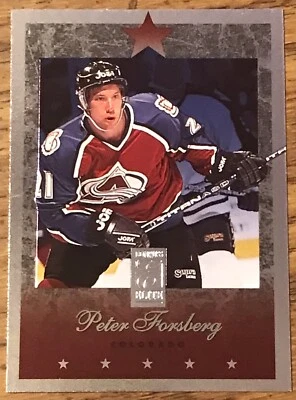 Peter Forsberg 1995-96 Donruss Elite Card #39 Avalanche NHL HOF Free Shipping - Image 1 of 3