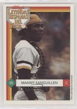 1991 Kellogg's Leyendas Hispanas del Beisbol Food Issue Manny Sanguillen