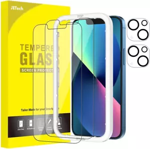 JETech Screen Protector for iPhone 13 6.1-Inch with Camera Lens Protector, Ea... - Picture 1 of 16