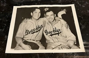 1940 Brooklyn Dodgers Herman Franks/Tex Carleton No Hitter Original Photo - Picture 1 of 2
