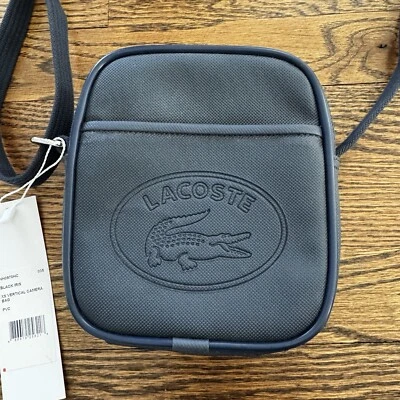 Bolso Bandolera Lacoste Neo Cocodrilo Vertical Mujer Hombre Azul Marino Foto 1 de 4