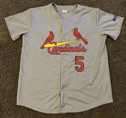 St. Louis Cardinals Blue Road Jersey Albert Pujols 6/10/23 YOUTH XL NIB Cover