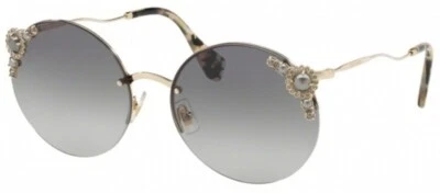 Miu Miu Sunglasses SMU 52T col. WO4-2H2 Pale Gold / Violet Gradient 60mm - Image 1 of 3