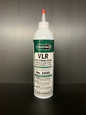 AlbaChem Letter Removing Solvent No.1020 / Great For Removing Tagless Labels!