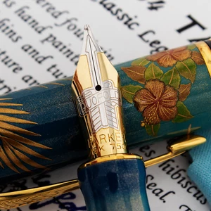 Classic Pens LB4 "Tahiti" Parker Duofold Limited Edition Fountain Pen - Picture 1 of 12