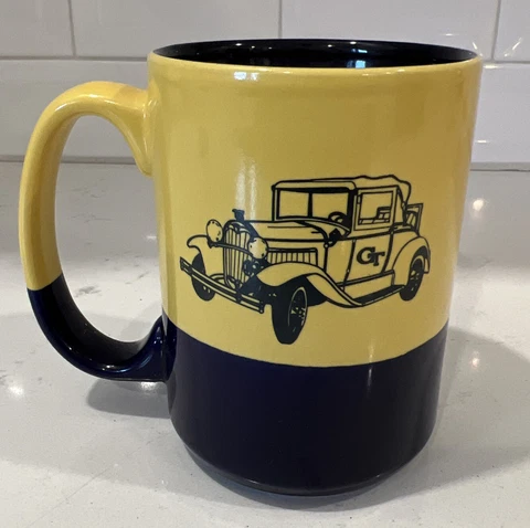 Georgia Tech Ramblin’ Wreck Coffee Mug Inst. Of Tech Chemical & Biomec. Eng. Cup Cover