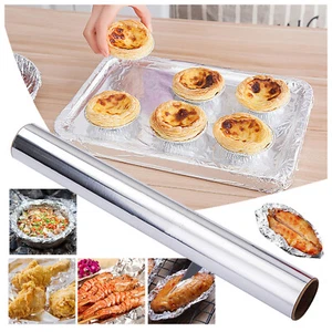 Thick Heavy Duty Household Aluminum Foil Roll Barbecue Tinfoil Food Safe Wrap - Picture 1 of 25