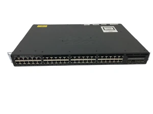 Cisco Catalyst 3650 48x 110/100/1000 Ethernet PoE+ WS-C3650-48FQM-S (SIN OREJAS) - Imagen 1 de 4