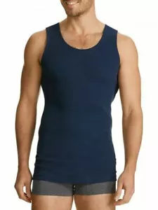 6 x Bonds Chesty Mens Singlets - Navy - Picture 1 of 4