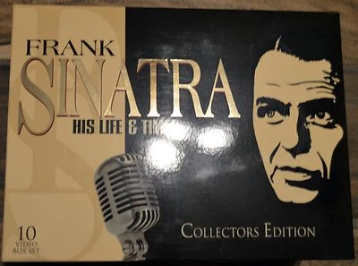 FRANK SINATRA HIS LIFE AND TIMES 10 VHS Collector's Edition BOX SET NEW - Image 1 of 4