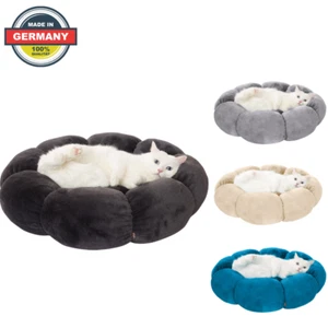 S-L Plüsch Hundebett Katzenbett Hundekissen Hundekorb Schlafplatz Rund Donut - Bild 1 von 14