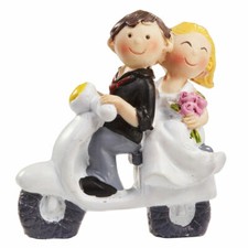 Coppia di matrimoni con scooter circa 5x6 cm di HobbyFun (CREApop®) 3870168