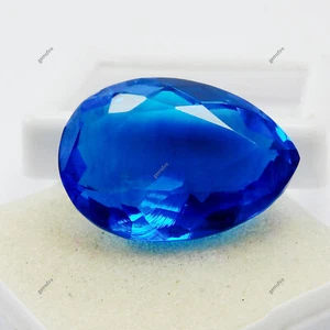 Lab Created Blue Tansanite Birnenform 54,35 ct riesige ZERTIFIZIERTE lose Edelsteine - Bild 1 von 13