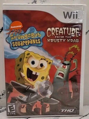 NIP SpongeBob SquarePants: Creature from the Krusty Krab Nintendo Wii, 2006 - Image 1 of 4