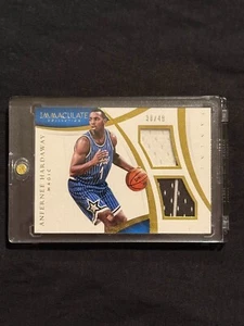 Immaculate Gold Anfernee Hardaway Patch /49 DM-AH *PENNY HARDAWAY* *GAME WORN* - Picture 1 of 2