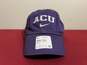 Nike Heritage86 Abilene Christian University ACU Wildcats Adjustable Hat Cap NEW - Picture 1 of 6