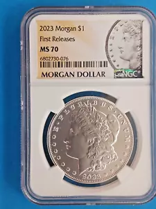 2023 $1 Morgan Dollar NGC MS 70 First Release - Picture 1 of 4