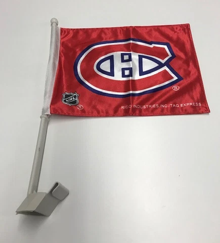 Montreal Canadiens NHL Hockey 11.5" x 15" Double Sided Car Truck Window Flag Cover