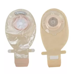 5x Ostomy Pouch One-Piece System Colostomy Bags Convex with Belt Buckle 15-45mm - Picture 1 of 12