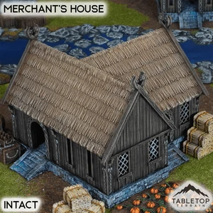 Merchant's House - Kingdom of Saxonia - Fantasy LOTR Middle Earth Compatible - Picture 1 of 11