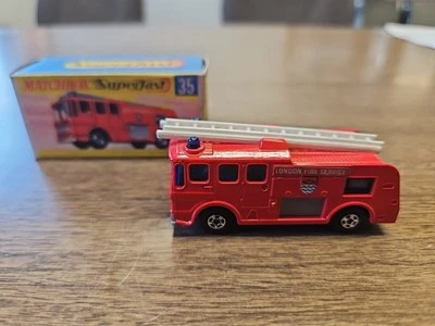 Matchbox Superfast #35 Merry Weather Fire Engine "NICE" - Image 1 of 4