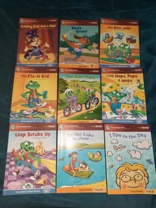 Lot Of 9 LeapFrog Early Reading Leap Reader Books Consonants Short Long Vowels - Foto 1 di 2