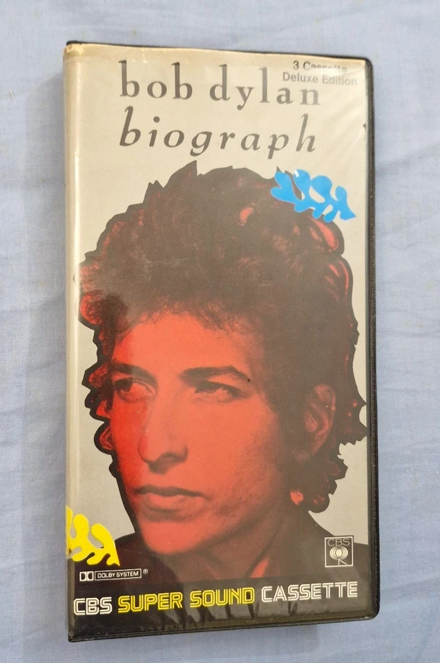 Vintage 1985 Bob Dylan Biograph 3 cassette set. Deluxe Aussie Edition - Image 1 of 4