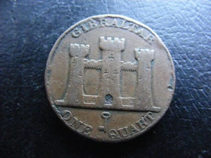 W301a Gibraltar 1 Quart 1842 FREE POSTAGE - Picture 1 of 2