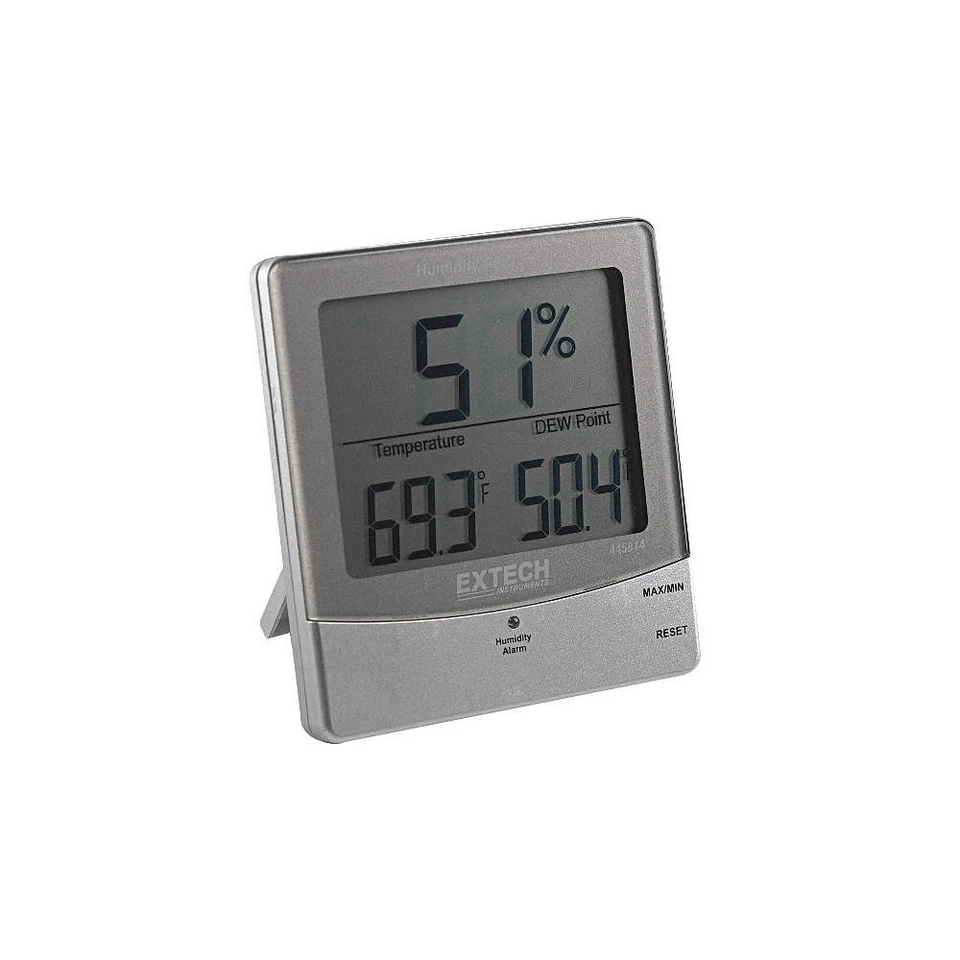 EXTECH 445814 Indoor Digital Hygrometer,14 to 140 F 3LRV4 - Image 1 of 1